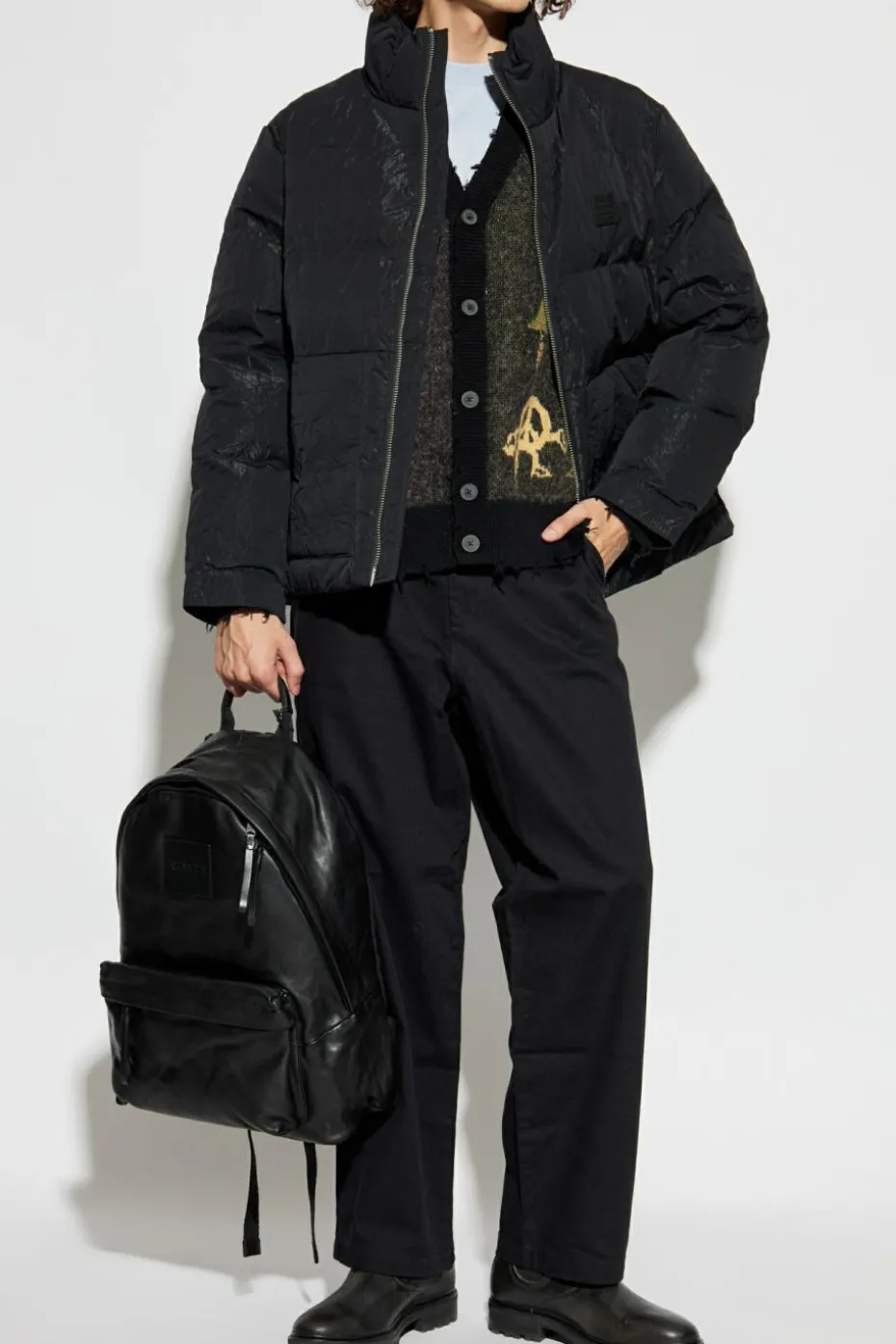 AllSaints CZARNY Ocieplana kurtka ‘Pulse’