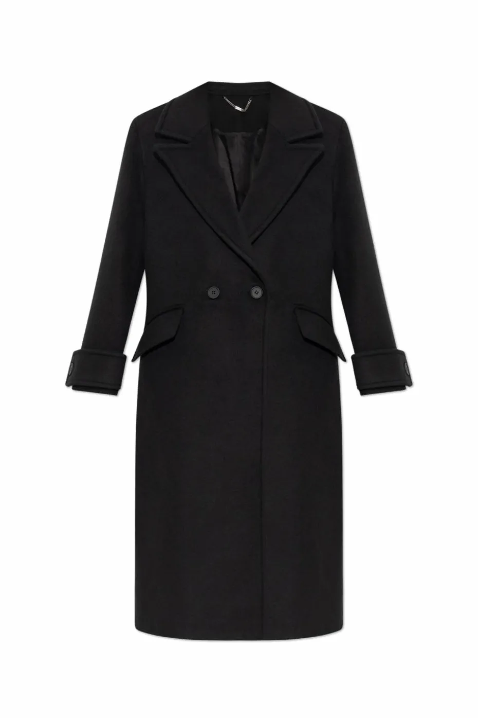 AllSaints CZARNY Płaszcz `Mabel`