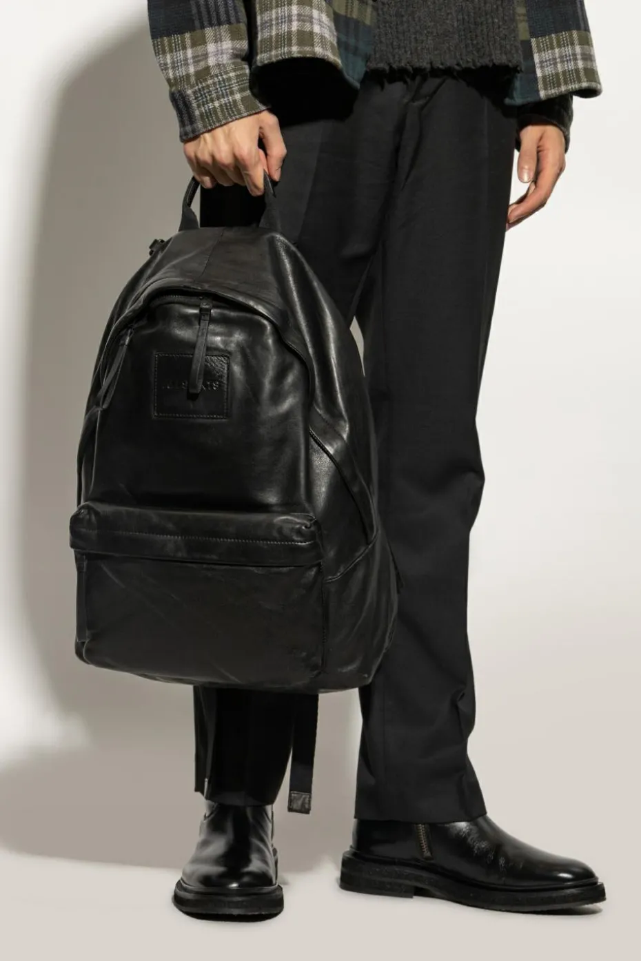 AllSaints CZARNY Plecak `Carabiner`