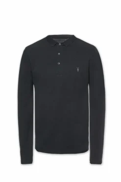 AllSaints CZARNY Polo 'Reform'