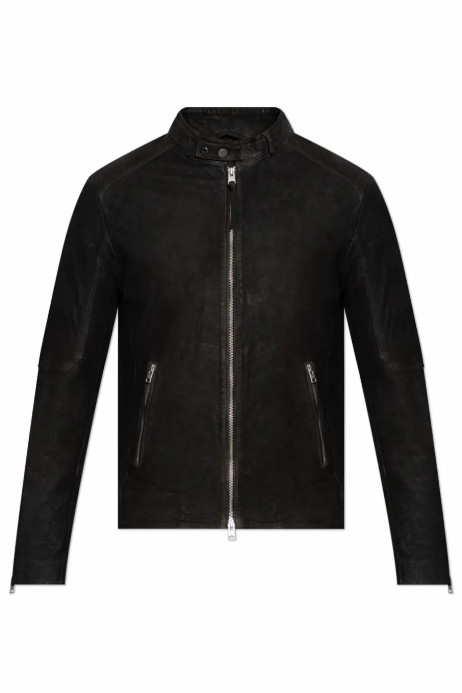 AllSaints CZARNY Skórzana kurtka `Cora`