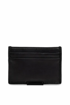 AllSaints CZARNY Skórzane etui na karty `Dove`