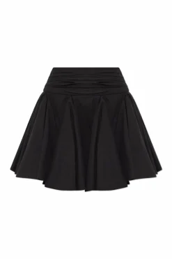 AllSaints CZARNY Spódnica `Tulip` z szortami