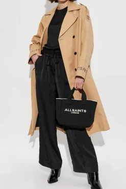 AllSaints CZARNY Spodnie `Alba`