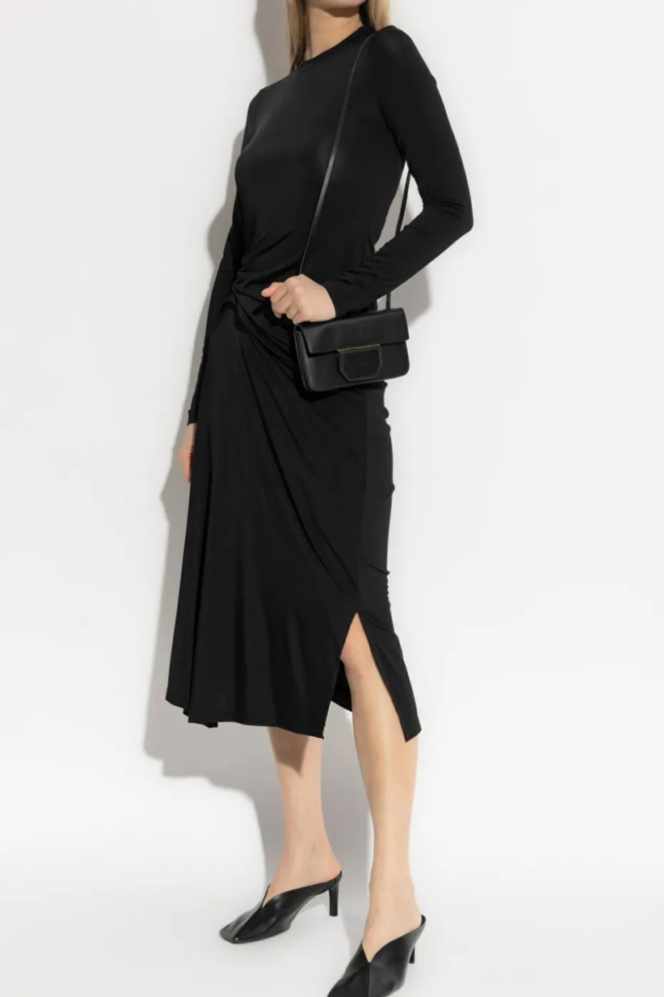 AllSaints CZARNY Sukienka ‘Rivi’