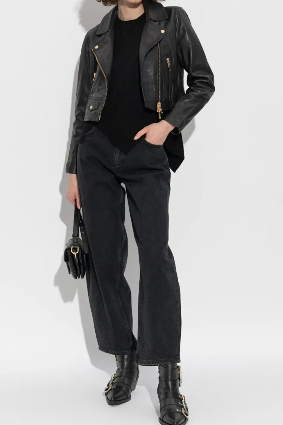 AllSaints CZARNY Sweter `Isla`