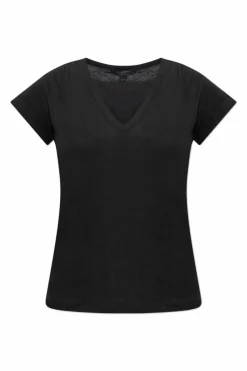 AllSaints CZARNY Top `Anna`