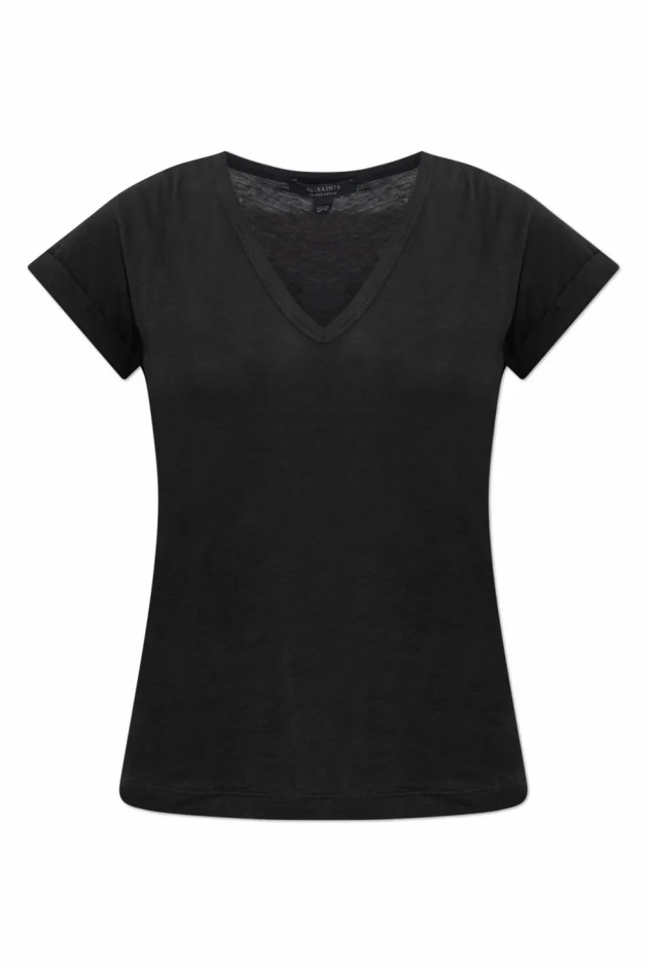 AllSaints CZARNY Top `Anna`