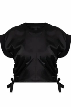 AllSaints CZARNY Top `Mira`