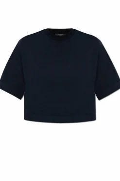 AllSaints CZARNY Top `Remi`