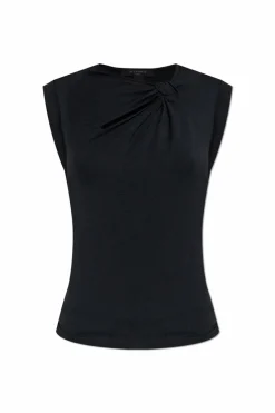 AllSaints CZARNY Top `Robin`