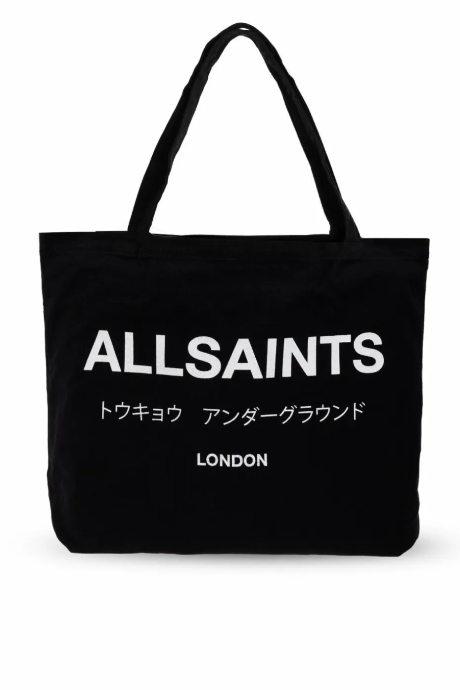 AllSaints CZARNY Torba `Underground` typu `shopper`