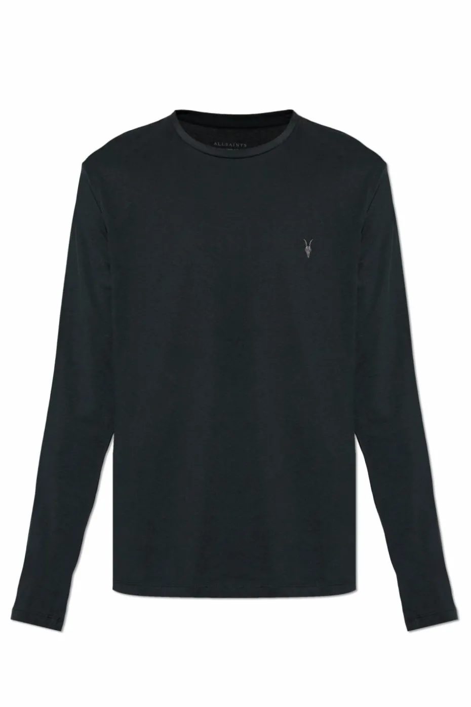 AllSaints CZARNY T-shirt `Brace` z długimi rękawami