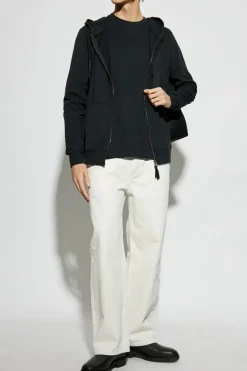 AllSaints CZARNY T-shirt `Brace` z długimi rękawami