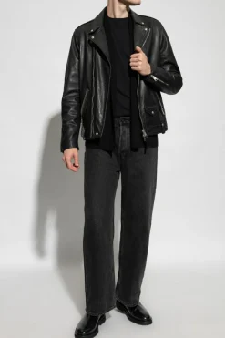 AllSaints CZARNY T-shirt `Figure`