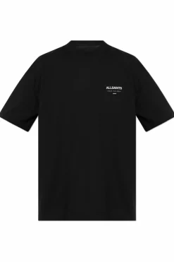 AllSaints CZARNY T-shirt `Underground`