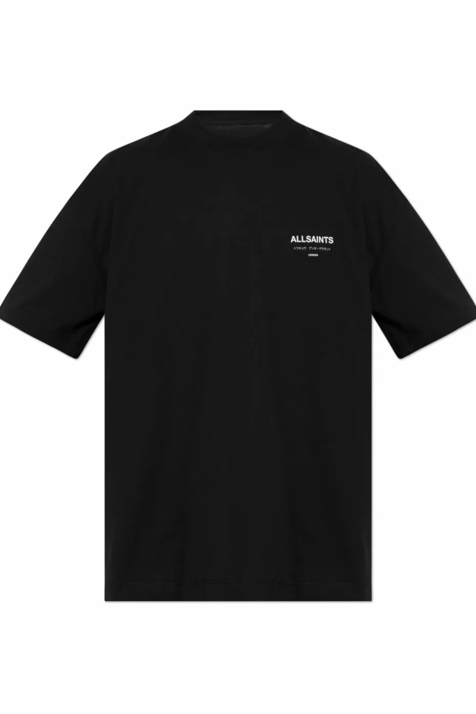 AllSaints CZARNY T-shirt `Underground`