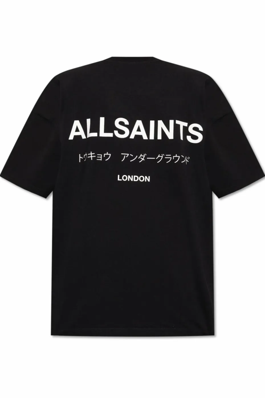 AllSaints CZARNY T-shirt `Underground`