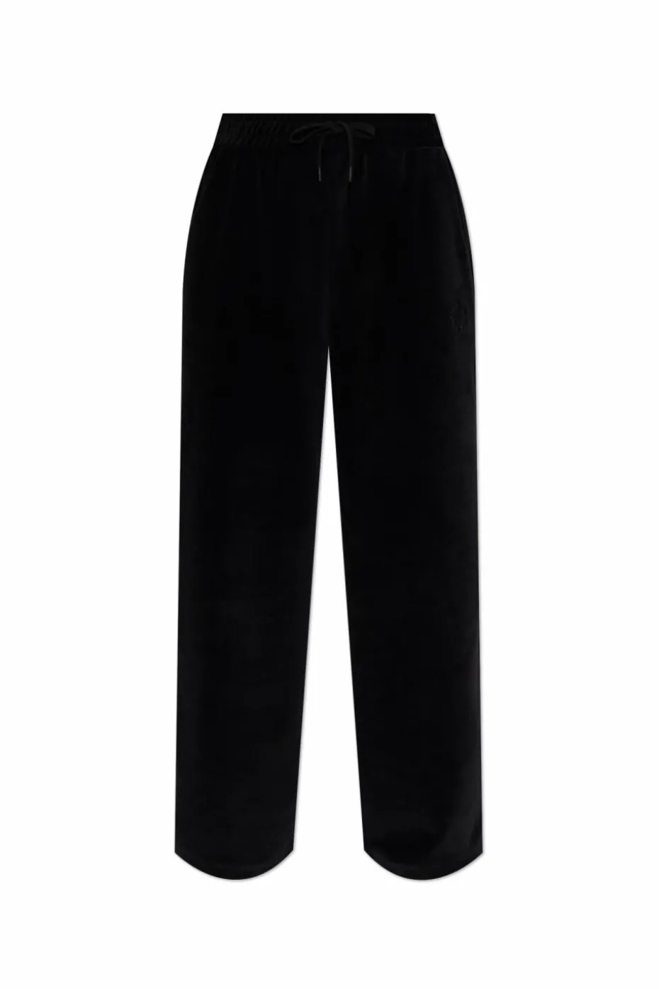 AllSaints CZARNY Welurowe spodnie dresowe `Vin`