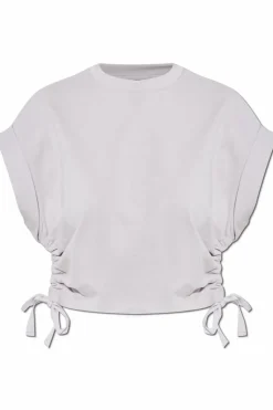 AllSaints FIOLETOWY T-shirt `Mira`