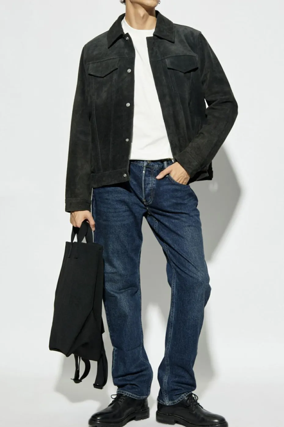 AllSaints GRANATOWY Jeansy `Iggy` typu `slim`