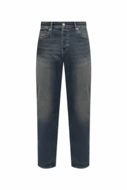 AllSaints GRANATOWY Jeansy `Sid` typu `skinny`