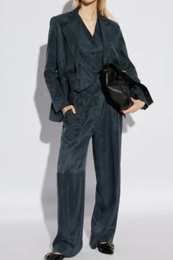 AllSaints GRANATOWY Kamizelka `Averie`