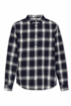 AllSaints GRANATOWY Koszula `Haven`
