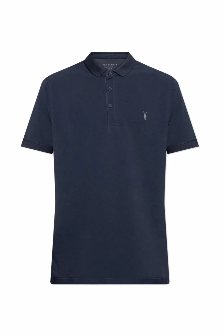 AllSaints GRANATOWY Polo `Reform`