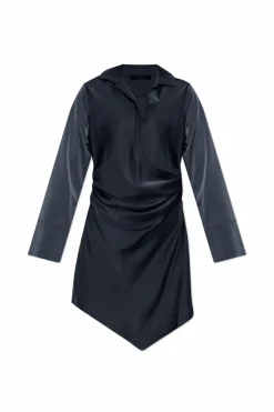 AllSaints GRANATOWY Sukienka `Tira Mini`