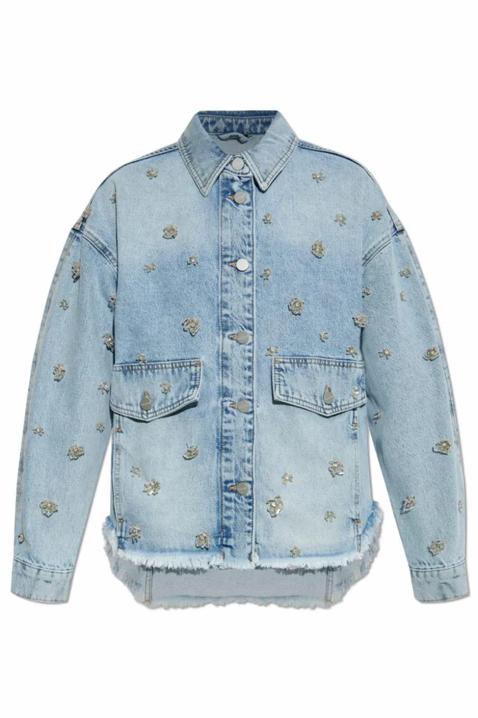 AllSaints jasnoniebieski Jeansowa kurtka `Hettie`