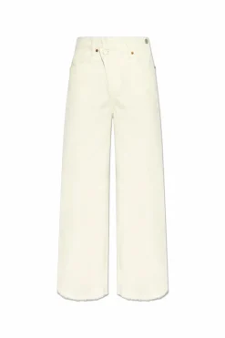 AllSaints kremowy Jeansy `Aki`