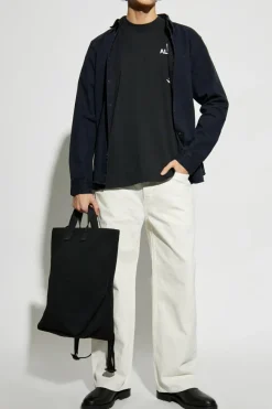 AllSaints kremowy Jeansy `Lenny`