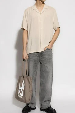 AllSaints kremowy Koszula `Venice`