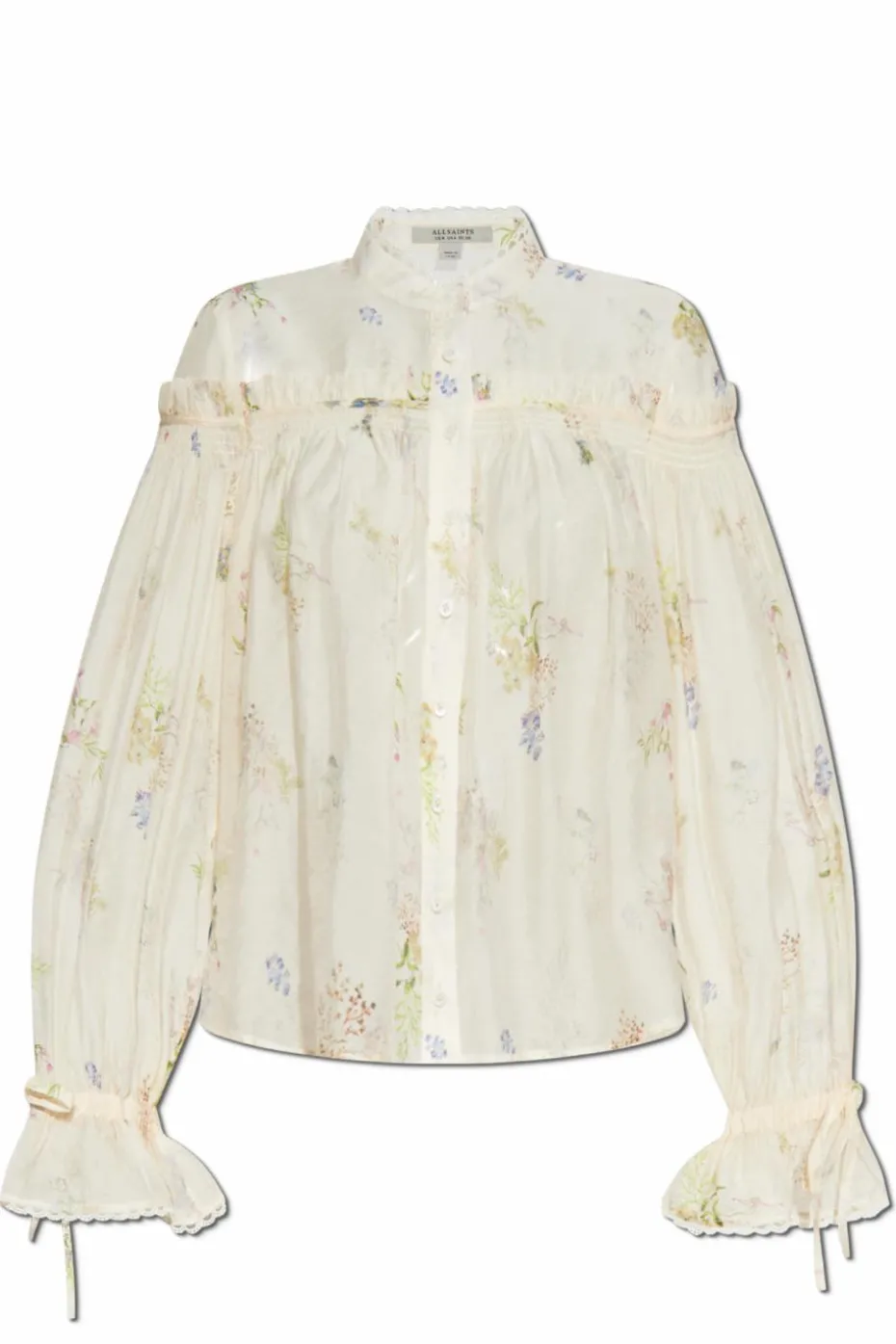 AllSaints kremowy Koszula `Delphine`