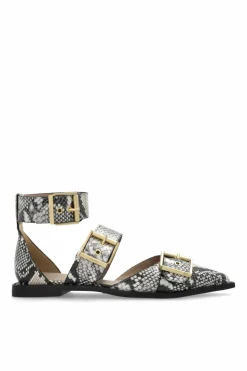 AllSaints kremowy Skórzane buty `Sutton`