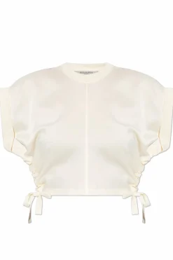 AllSaints kremowy Top `Mira`