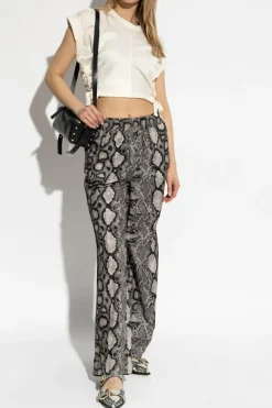 AllSaints kremowy Top `Mira`