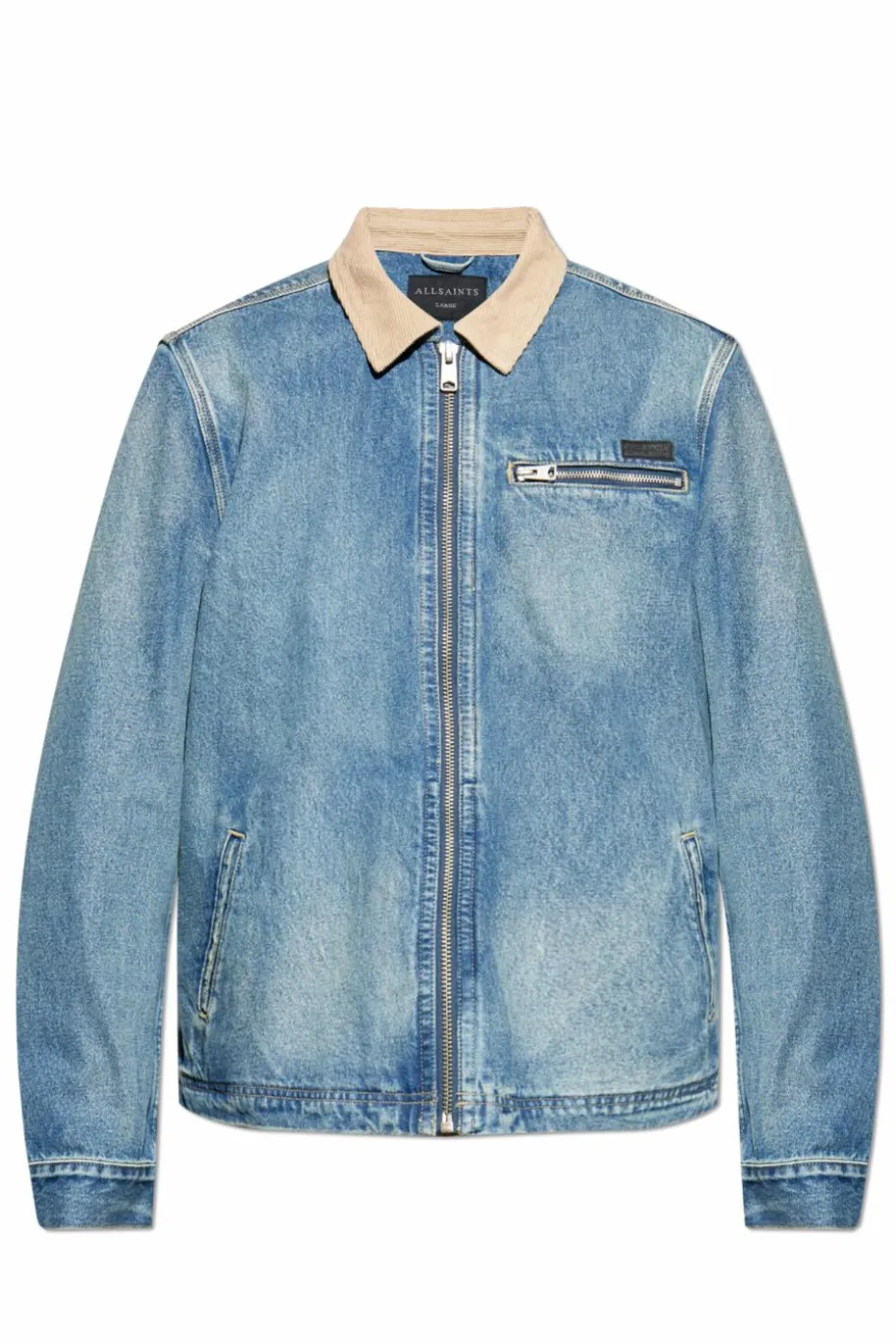 AllSaints NIEBIESKI Kurtka jeansowa `Rothwell`