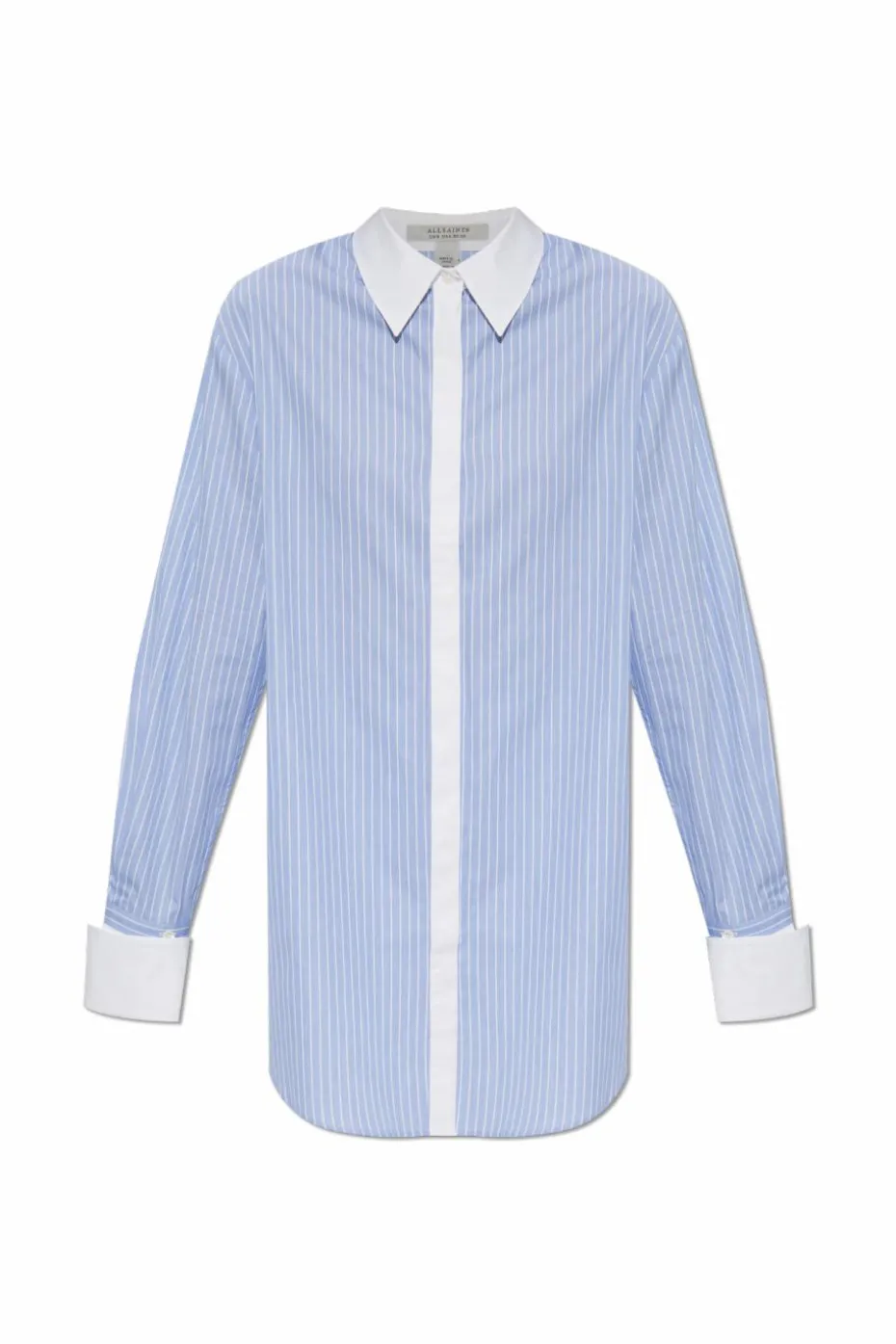 AllSaints NIEBIESKI Sukienka `Albert`