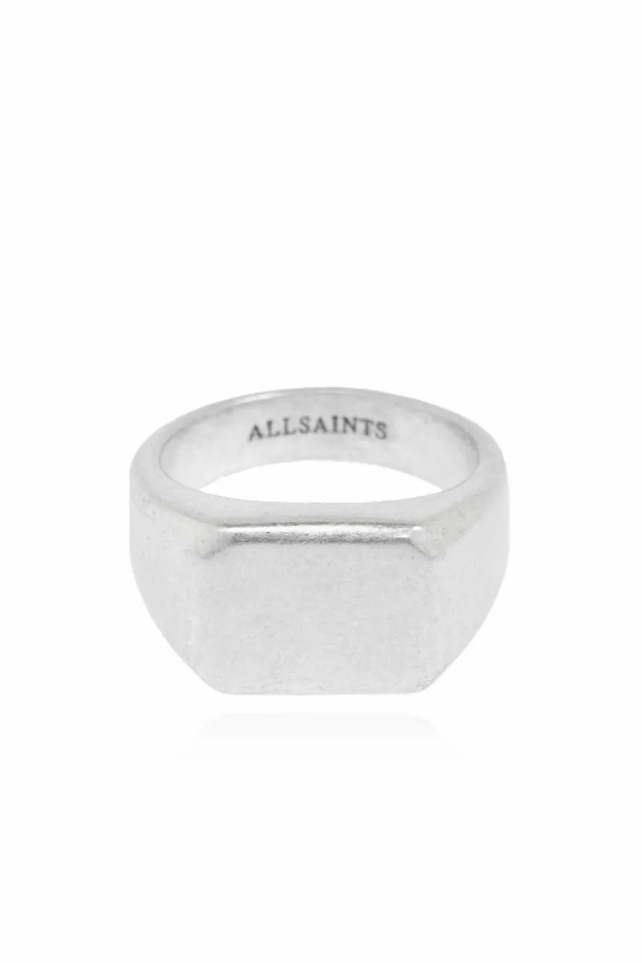 AllSaints SREBRNY Mosiężny sygnet `Alldis`