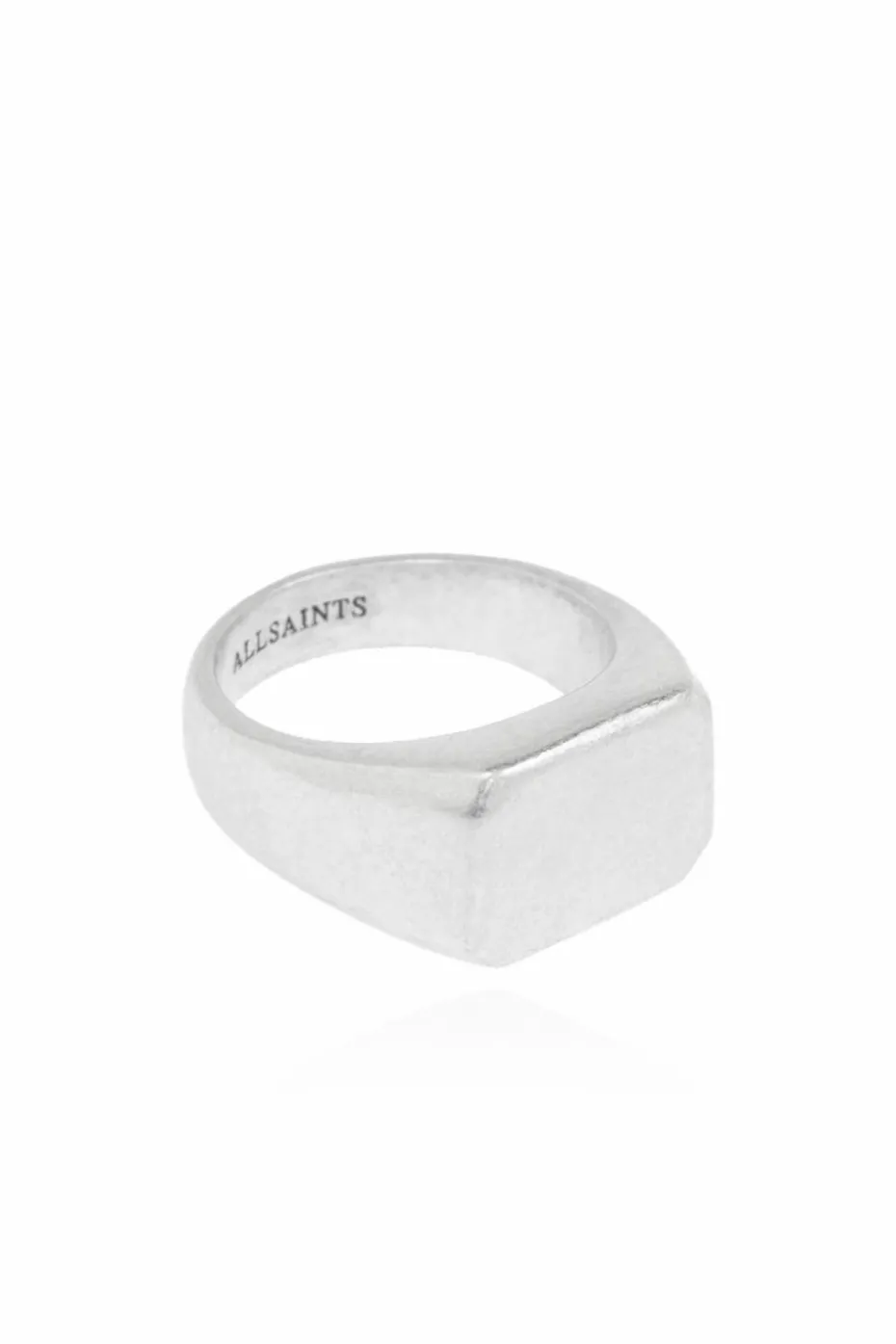 AllSaints SREBRNY Mosiężny sygnet `Alldis`