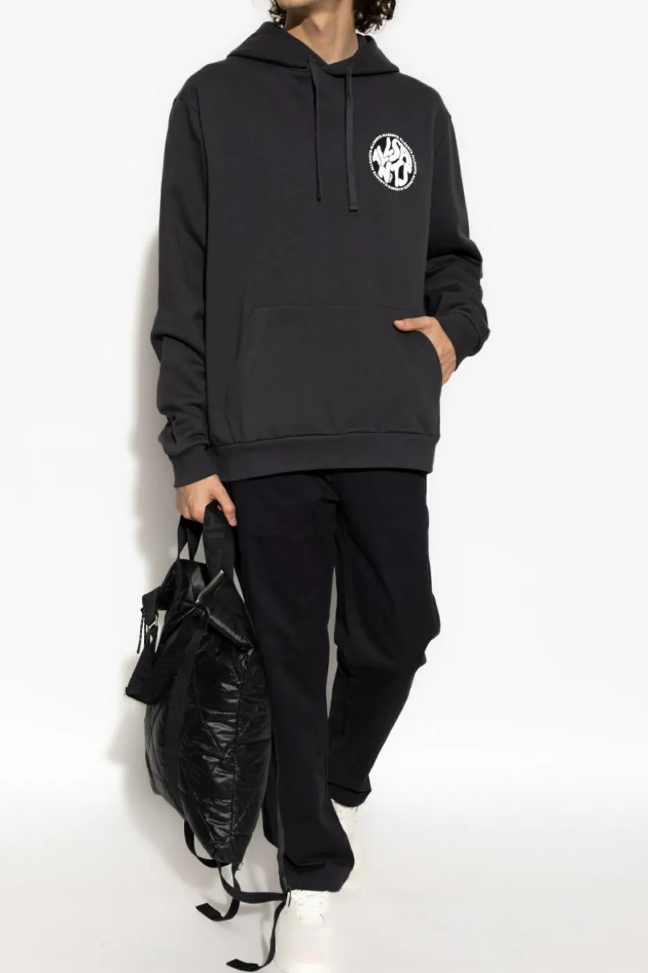 AllSaints SZARY Bluza `Distorion`