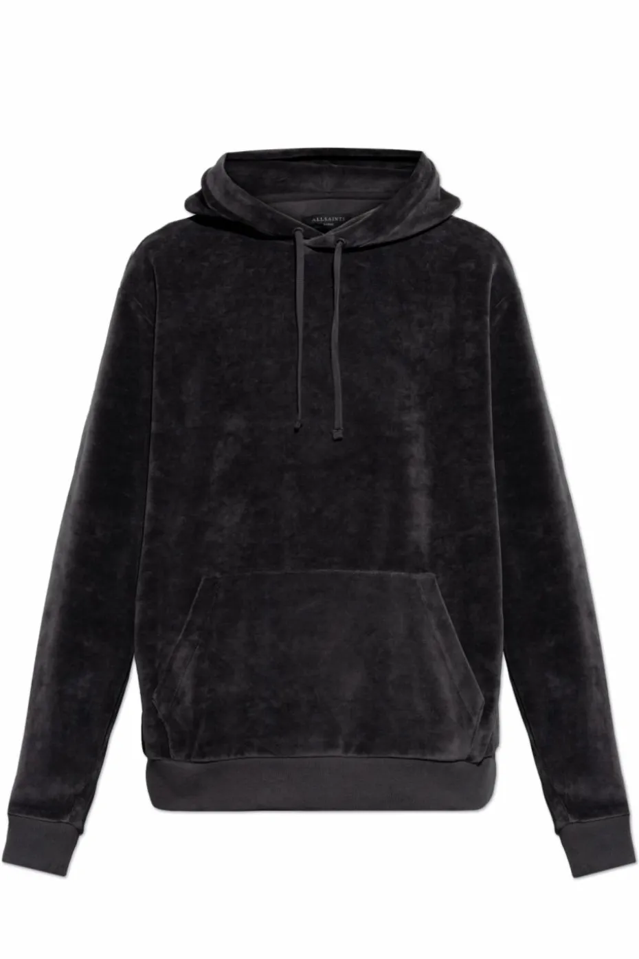 AllSaints SZARY Bluza `Draven` z kapturem
