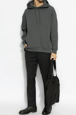 AllSaints SZARY Bluza z kapturem `Haven`