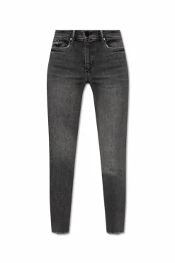 AllSaints SZARY Jeansy ‘Miller’ typu ‘slim’