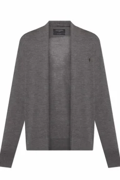 AllSaints SZARY Kardigan `Mode`