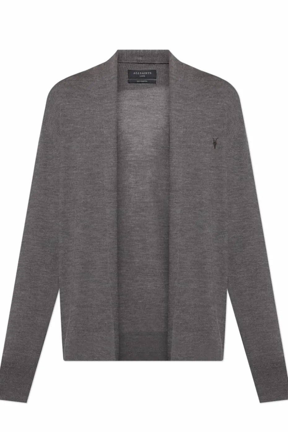 AllSaints SZARY Kardigan `Mode`