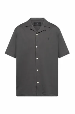 AllSaints SZARY Koszula `Hudson`