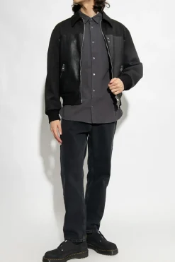 AllSaints SZARY Koszula ‘Lovell’
